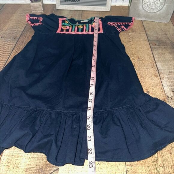 Crewcuts Dress Blue Stitched Trim Size 5 - Picture 8 of 8